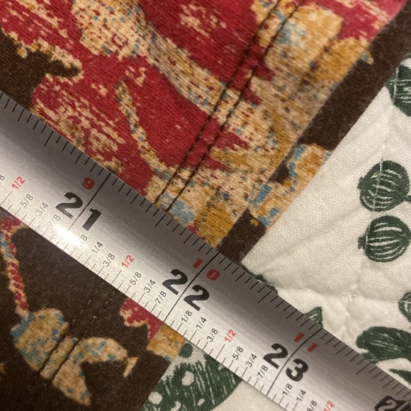 Ralph Lauren Brown Multicolor Ruffle Blouse, classic top - Picture 7 of 7